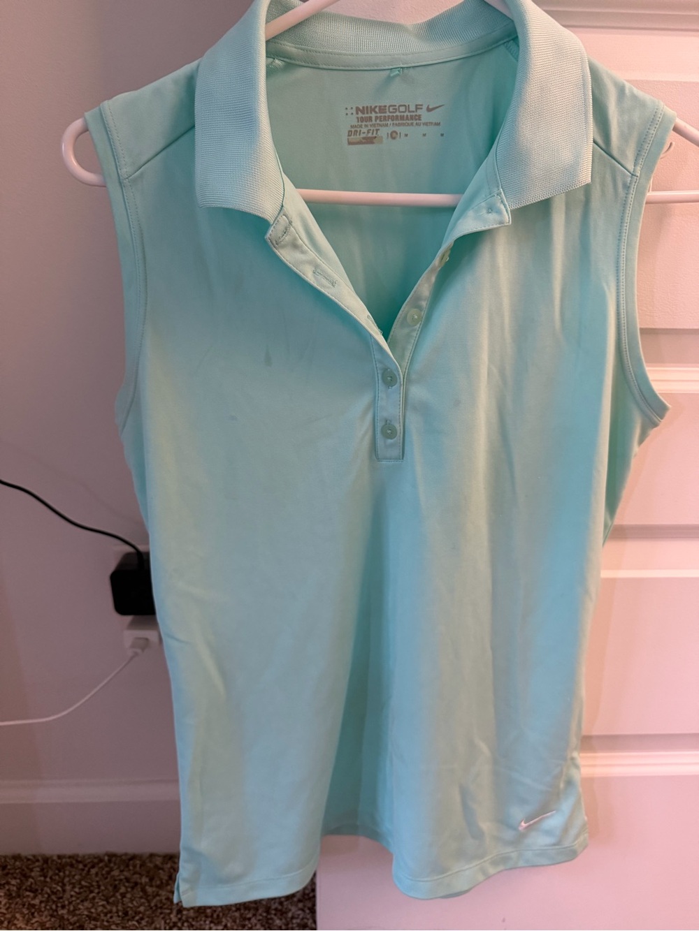 Nike Golf | Women's Sleeveless Polo Tank - Mint Green